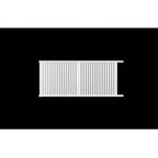 Vertical Louvre-Slat Sliding Gate in White 3370mm - XGATE NZ