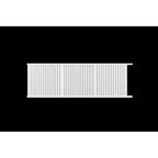 Vertical Louvre-Slat Sliding Gate in White 5015mm - XGATE NZ