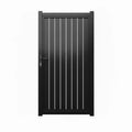 Vertical Slat Aluminium Pedestrian Gate | Black | XP08B | NZ