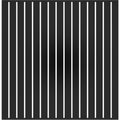 Vertical slat aluminium fence panel in black, 1800mm height - XGATE NZ