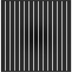 Vertical slat aluminium fence panel in black, 1800mm height - XGATE NZ