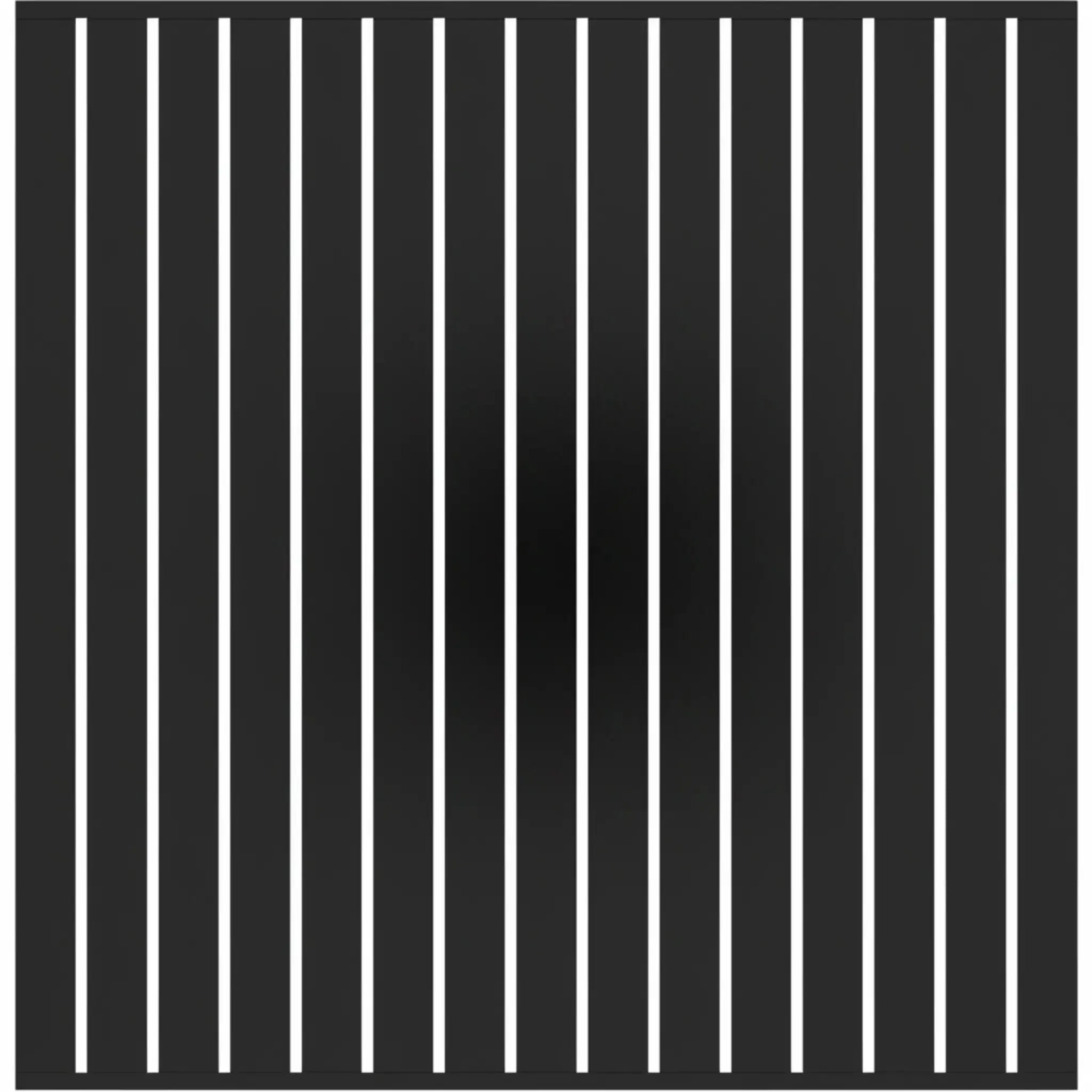Vertical Slat Aluminium Fence | Black | XF08B | NZ