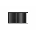 Vertical Slat Sliding Gate in Black 3370mm - XGATE NZ