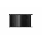 Vertical Slat Sliding Gate in Black 3370mm - XGATE NZ