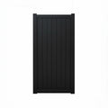 Vertical Tongue and Groove Aluminium Pedestrian Gate Black - XGATE NZ