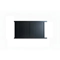 Vertical Tongue and Groove Sliding Gate in Black 3370mm - XGATE NZ