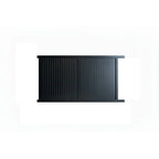 Vertical Tongue and Groove Sliding Gate in Black 3370mm - XGATE NZ