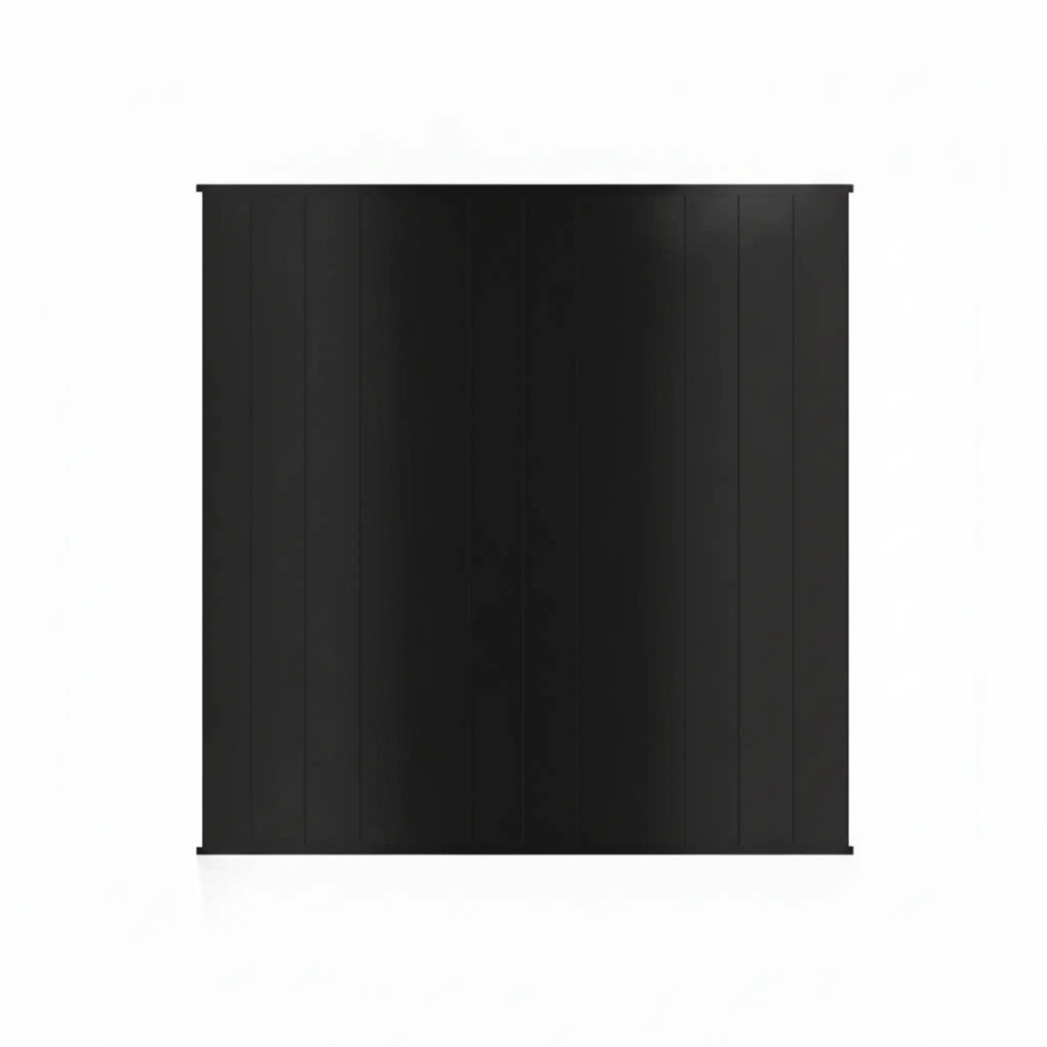 Vertical Tongue & Groove Aluminium Fence | Black | XF06B | NZ