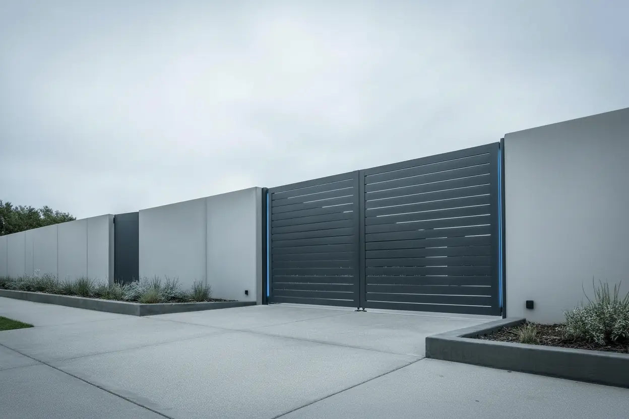 Warranty hero banner for aluminium gates and fencing - XGATE NZ