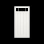 Top Window Aluminium Pedestrian Gate | White | XP11W | NZ
