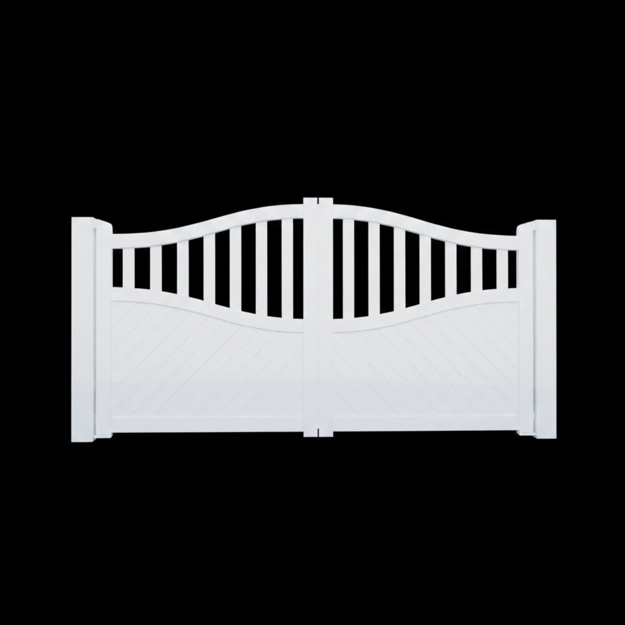 Aluminium Diamond Arch Swing Gate XS27 - XGATE NZ